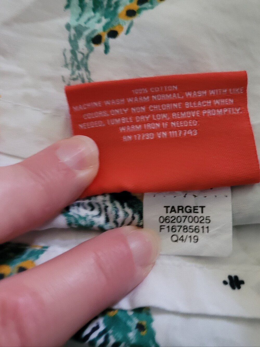 Target Opalhouse Jungalow Peacock 100% Cotton Queen Size Sheet Set - Picture 4 of 4